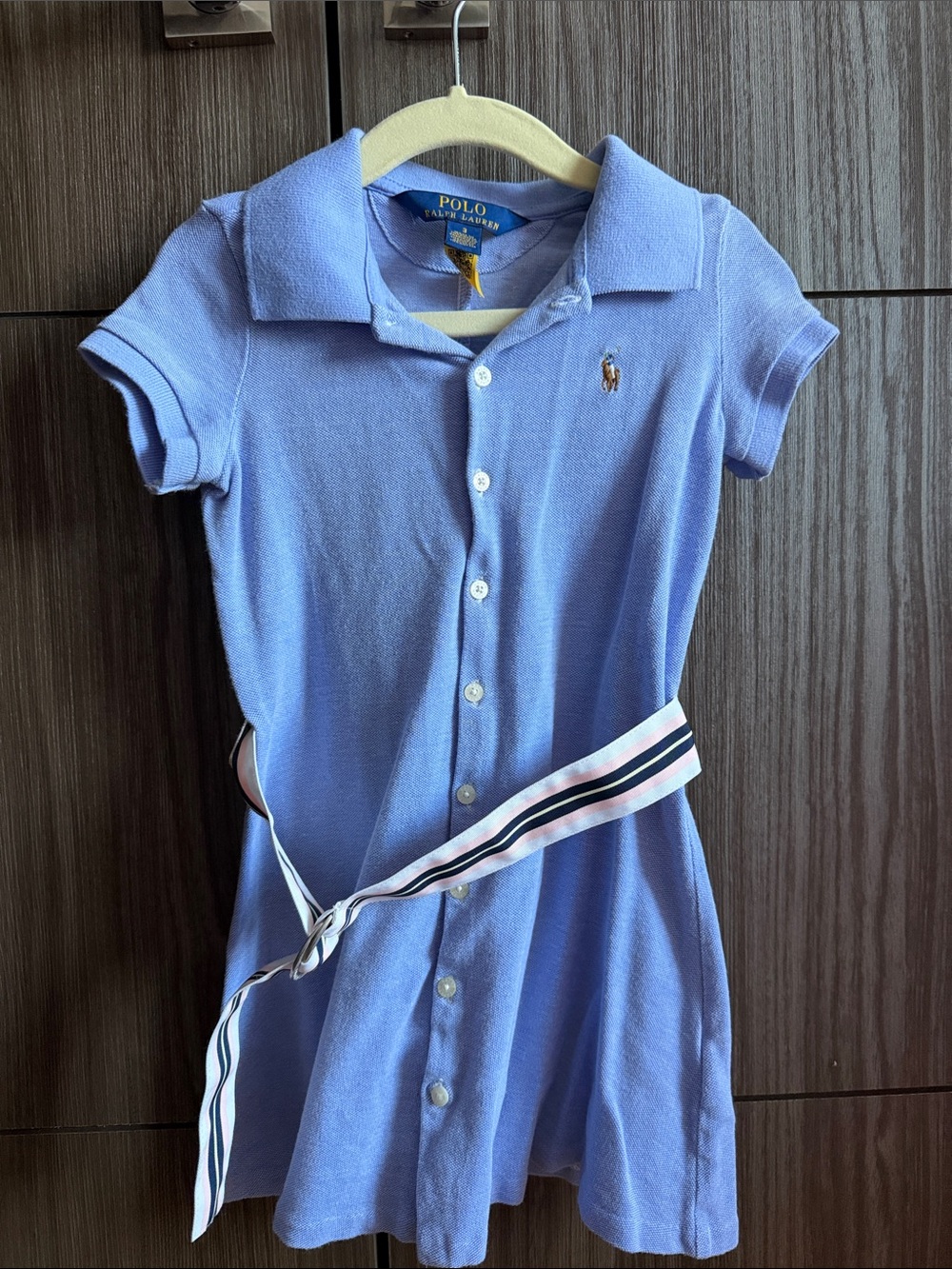 Polo by Ralph Lauren Girls' Polo Dress with Waist Tie